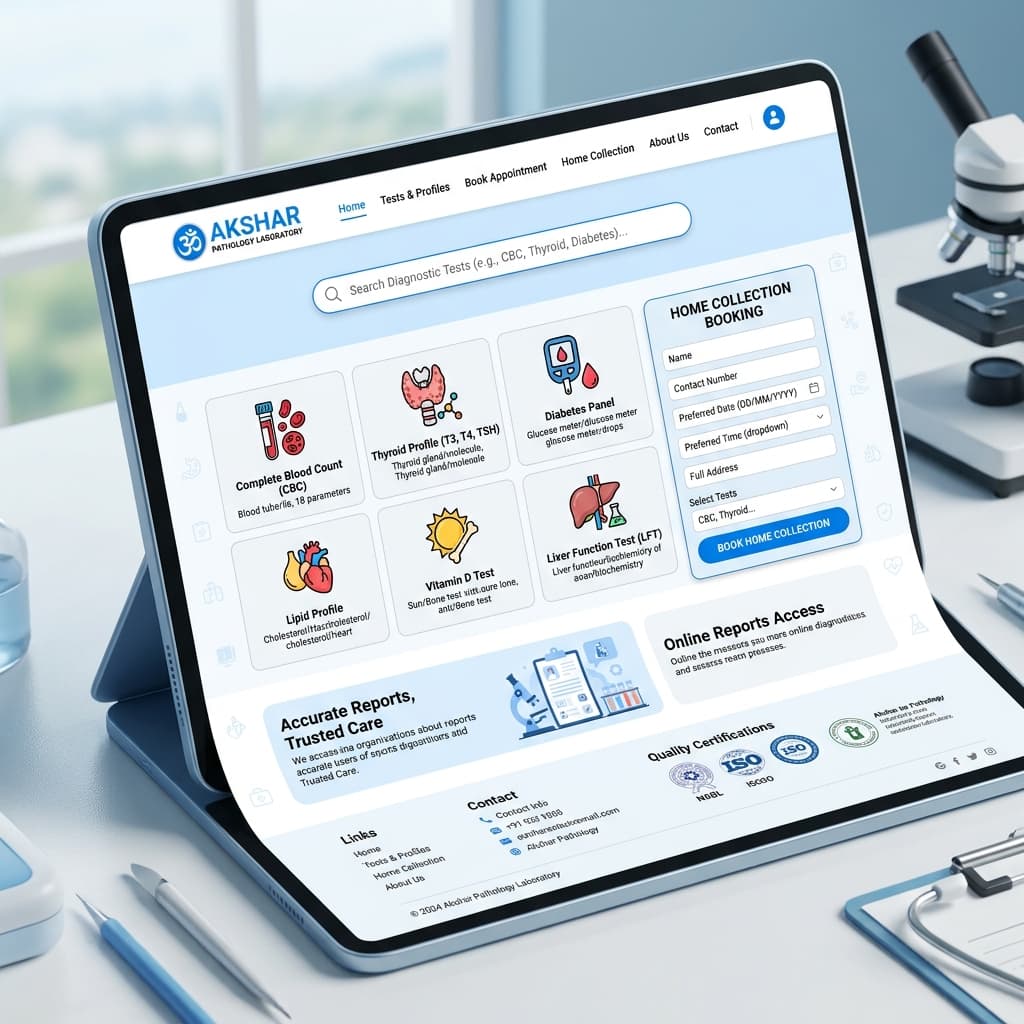 Akshar Pathology Laboratory Portal
