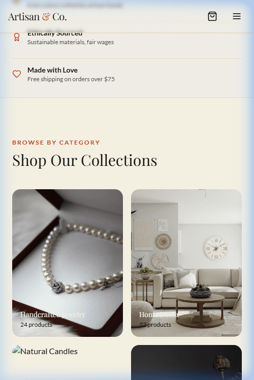 Artisan & Co. – Curated Handmade Products